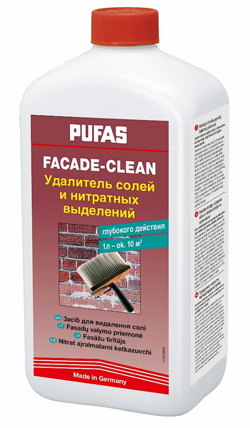 PUFAS FACADE-CLEAN удалитель солей и нитрантных вод 1 л