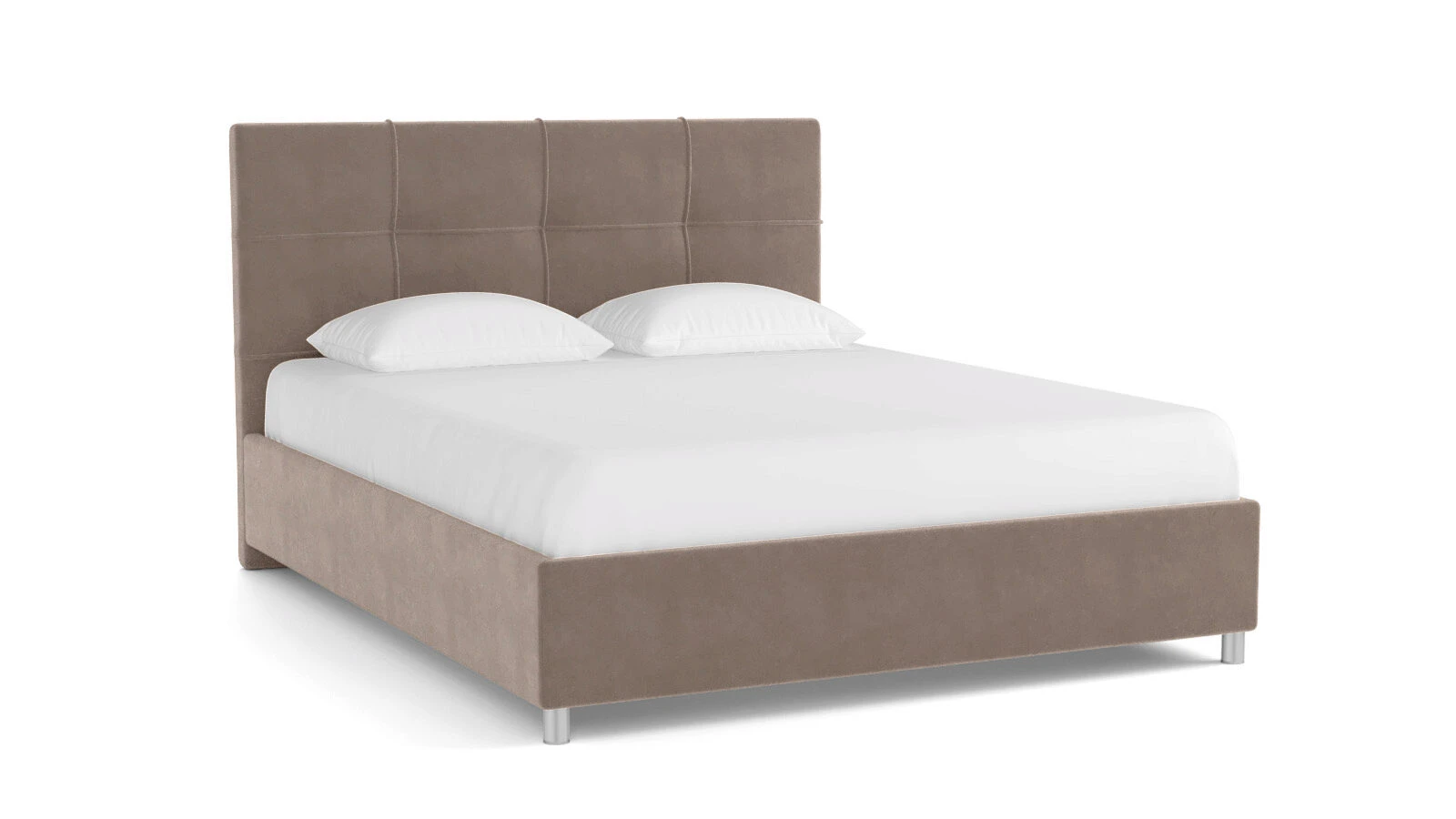 

Кровать Аскона с ПМ ELISA Тк. Sky Velvet 17 120х200, Коричневый, ELISA