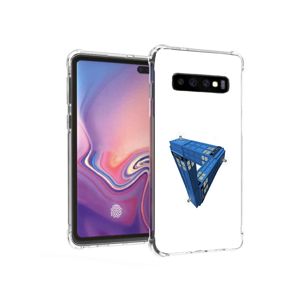 

Чехол MyPads Tocco для Samsung Galaxy S10+ головолока абстракция (PT125670.500.291), Прозрачный, Tocco