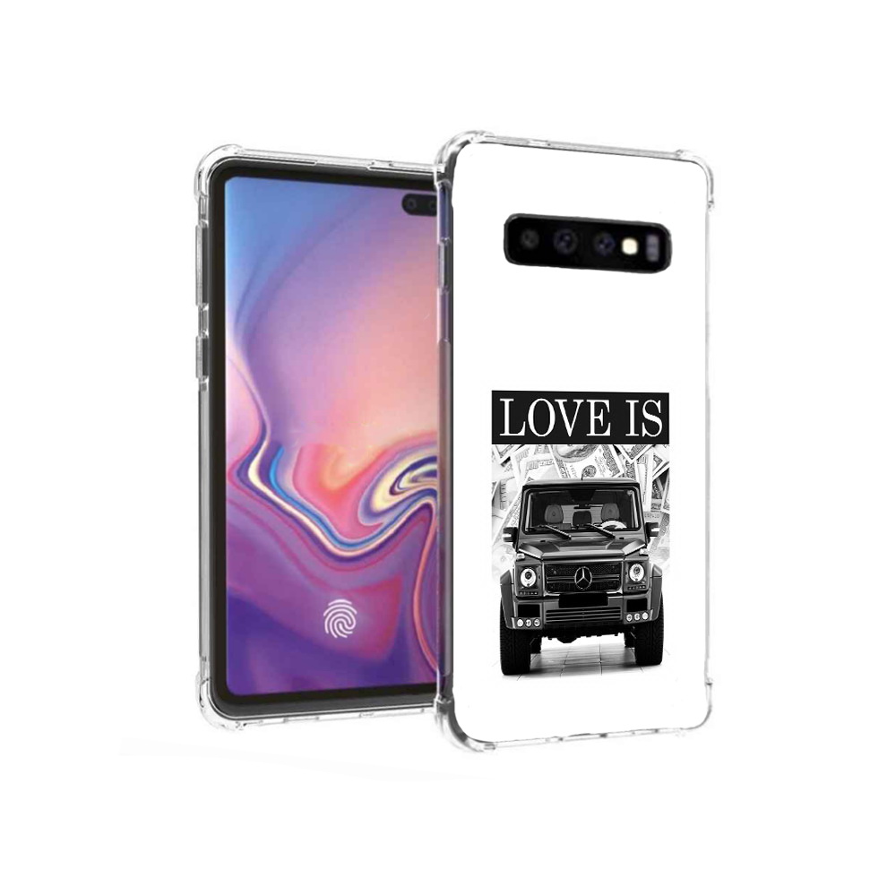 

Чехол MyPads Tocco для Samsung Galaxy S10+ гелик (PT125670.500.285), Прозрачный, Tocco