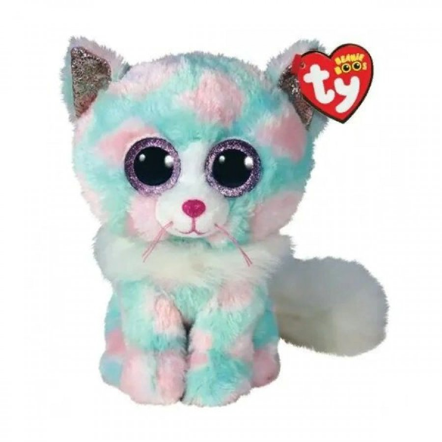 фото Мягкая игрушка ty beanie boo's кошечка opal 25 см., 37288