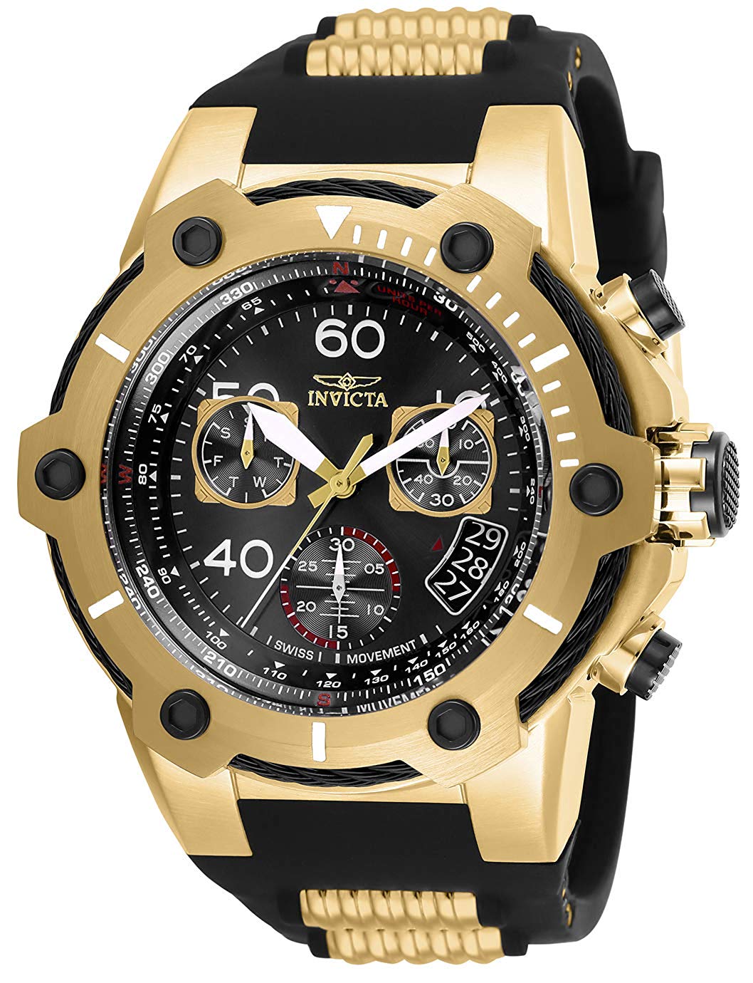 

Наручные часы мужские INVICTA 25874 черные, 25874