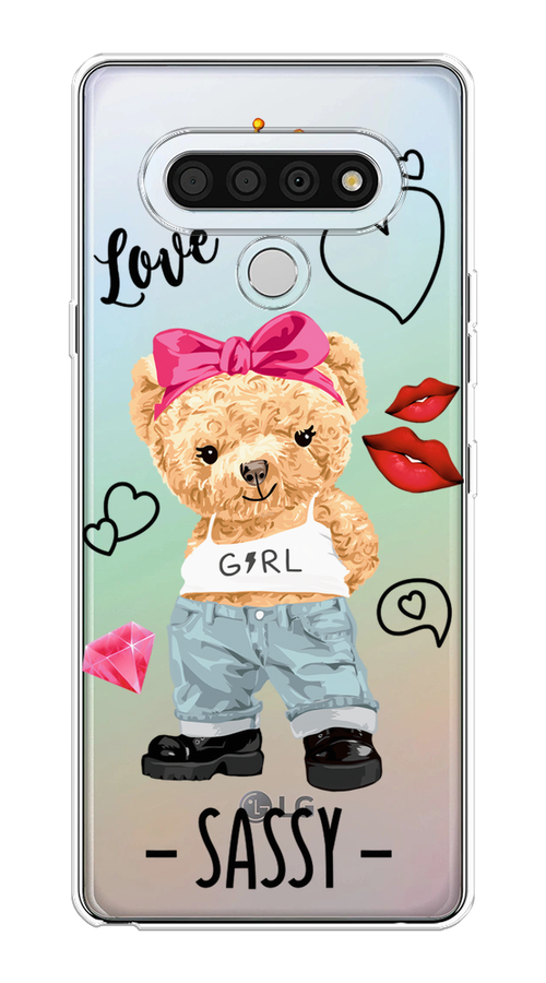 

Чехол на LG Stylo 6 "Sugar Mommy", Голубой;белый;розовый, 84550-6