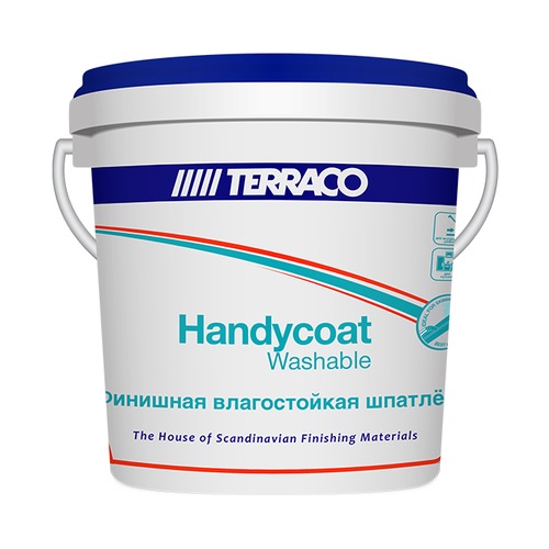 фото Шпатлёвка влагостойкая terraco handycoat washable 1,5 кг