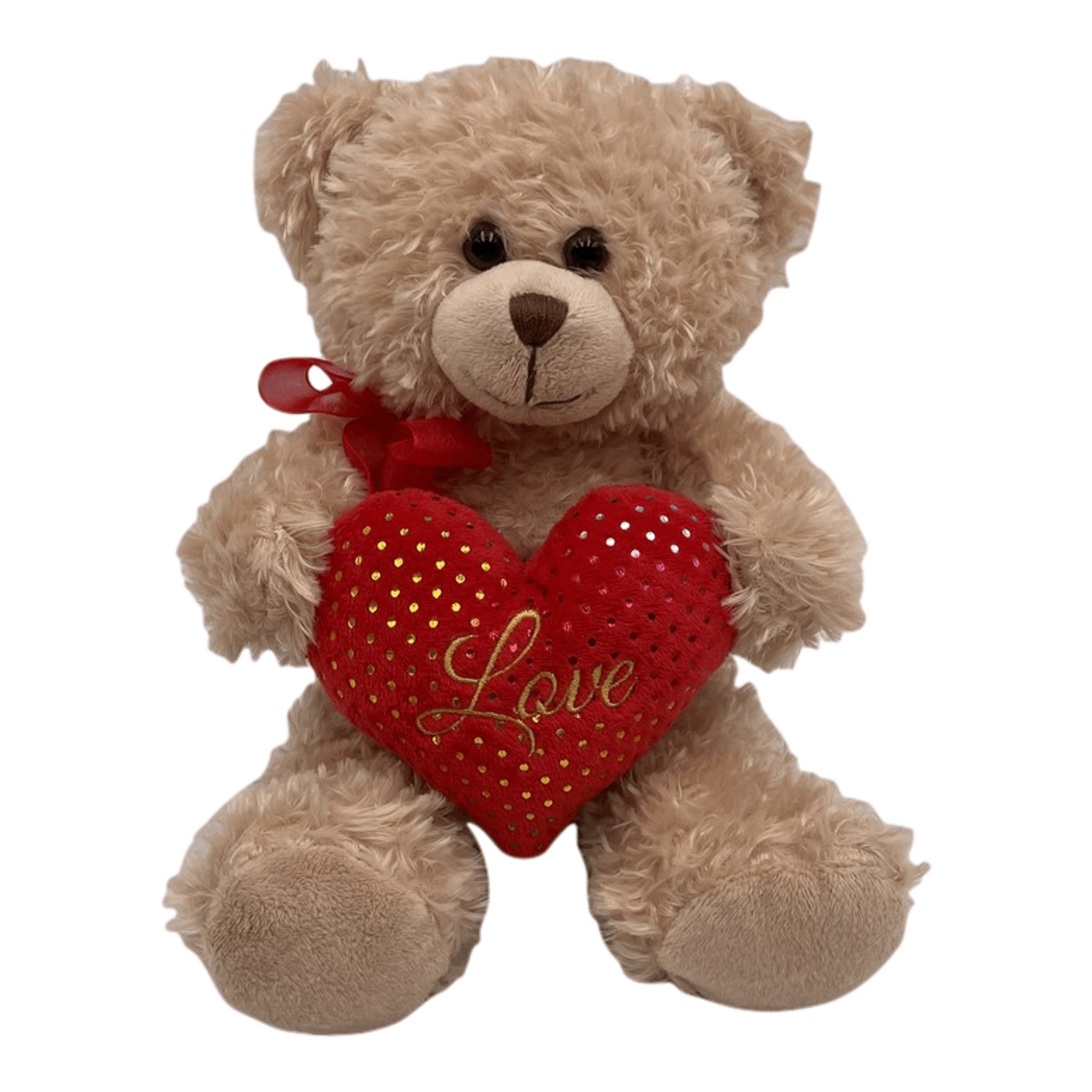 фото Мягкая игрушка медведь с сердцем valori