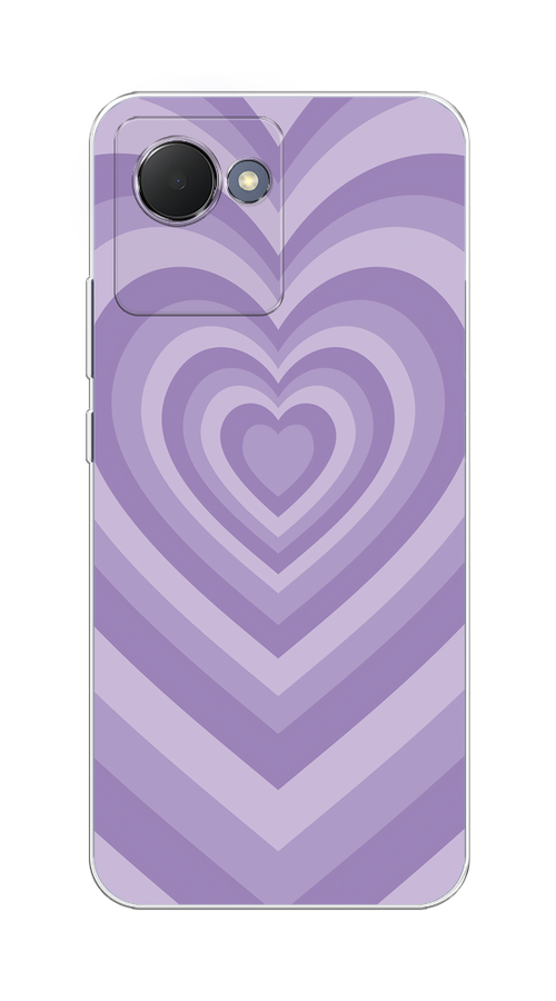 

Чехол на Realme Narzo 50i Prime "Violet heart latte", Фиолетовый, 2510650-1