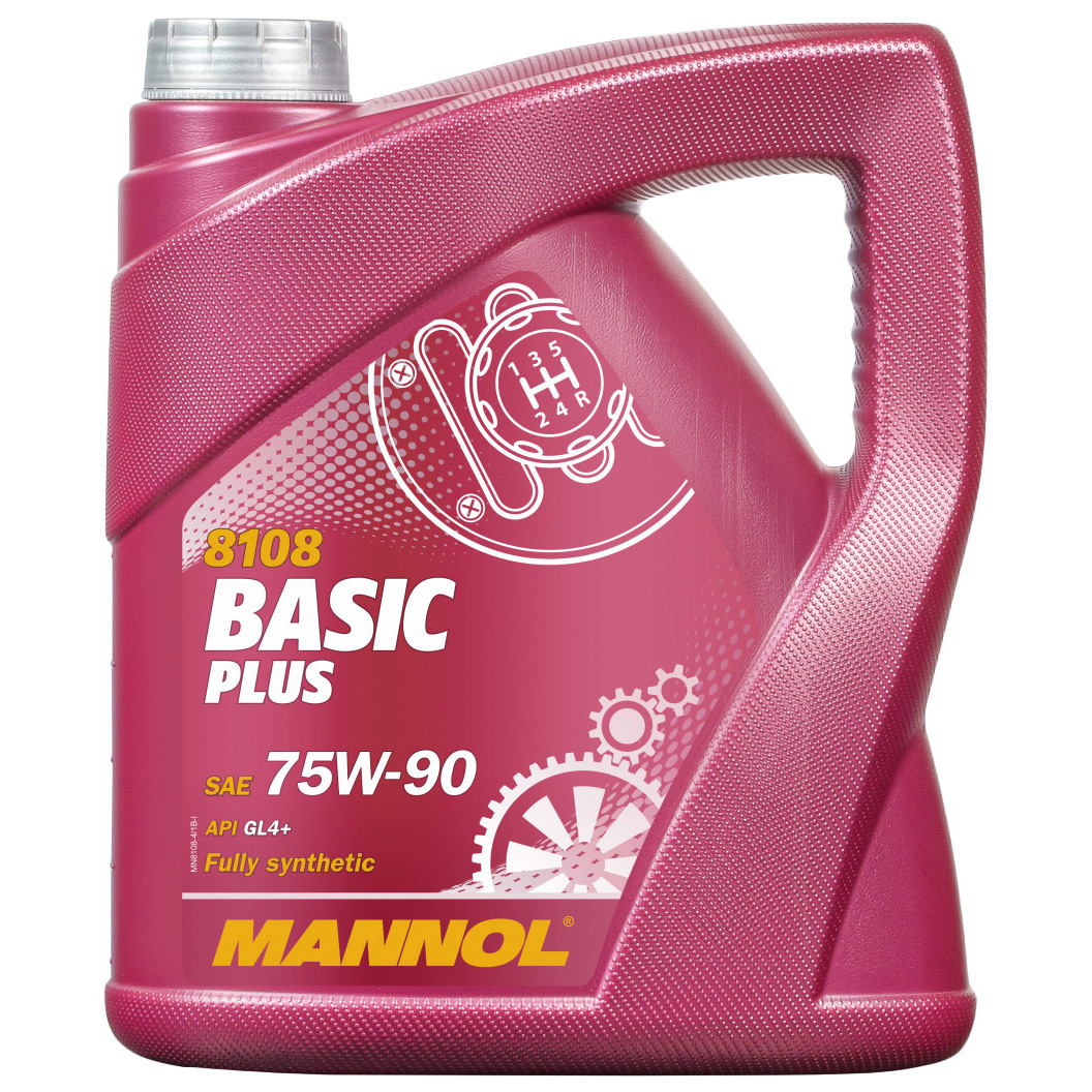 фото Масло mannol gl-4+ basic plus 75w90 (4л) mannol bp40465