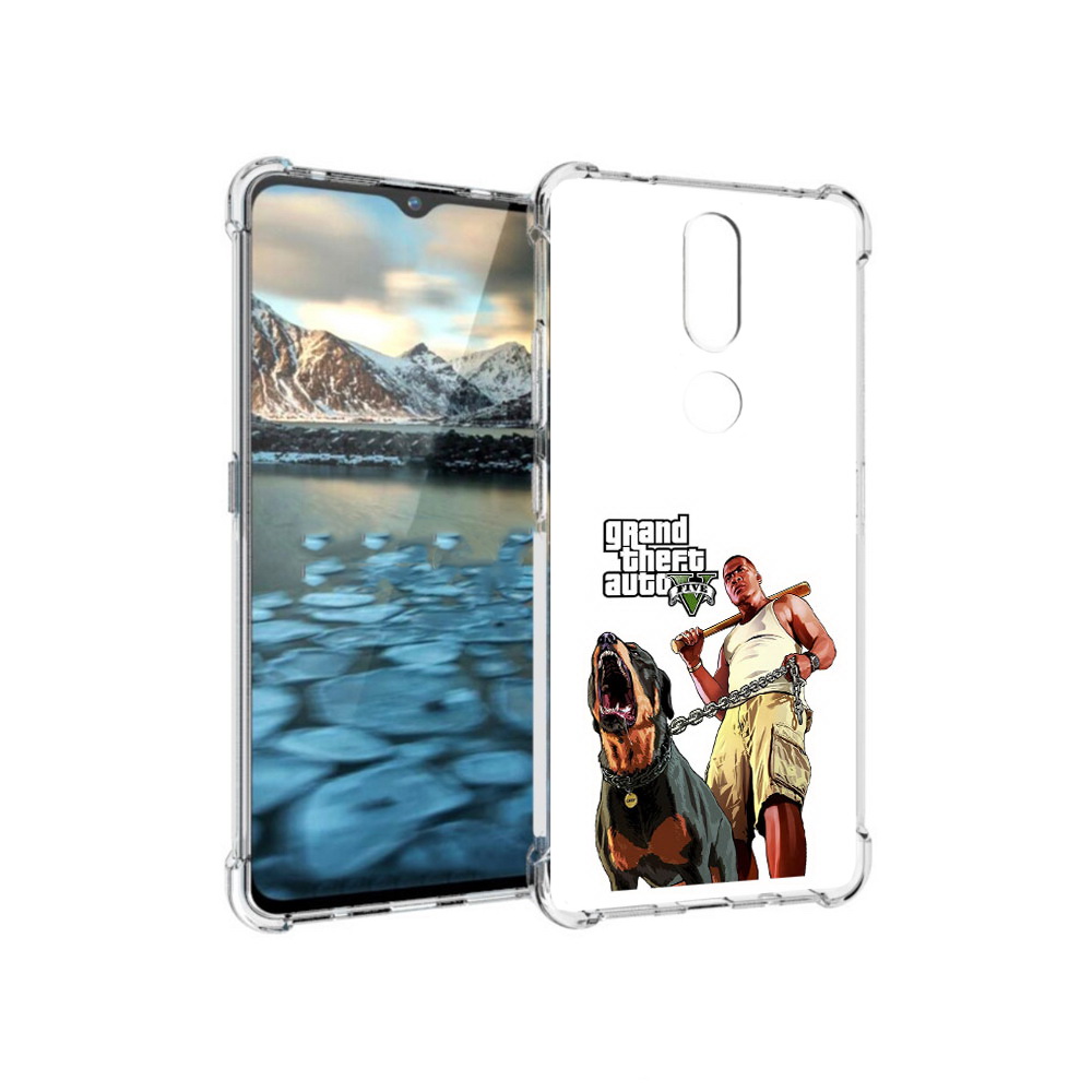 Чехол MyPads Tocco для Nokia 2.4 GTA грозная собака (PT227049.107.18)