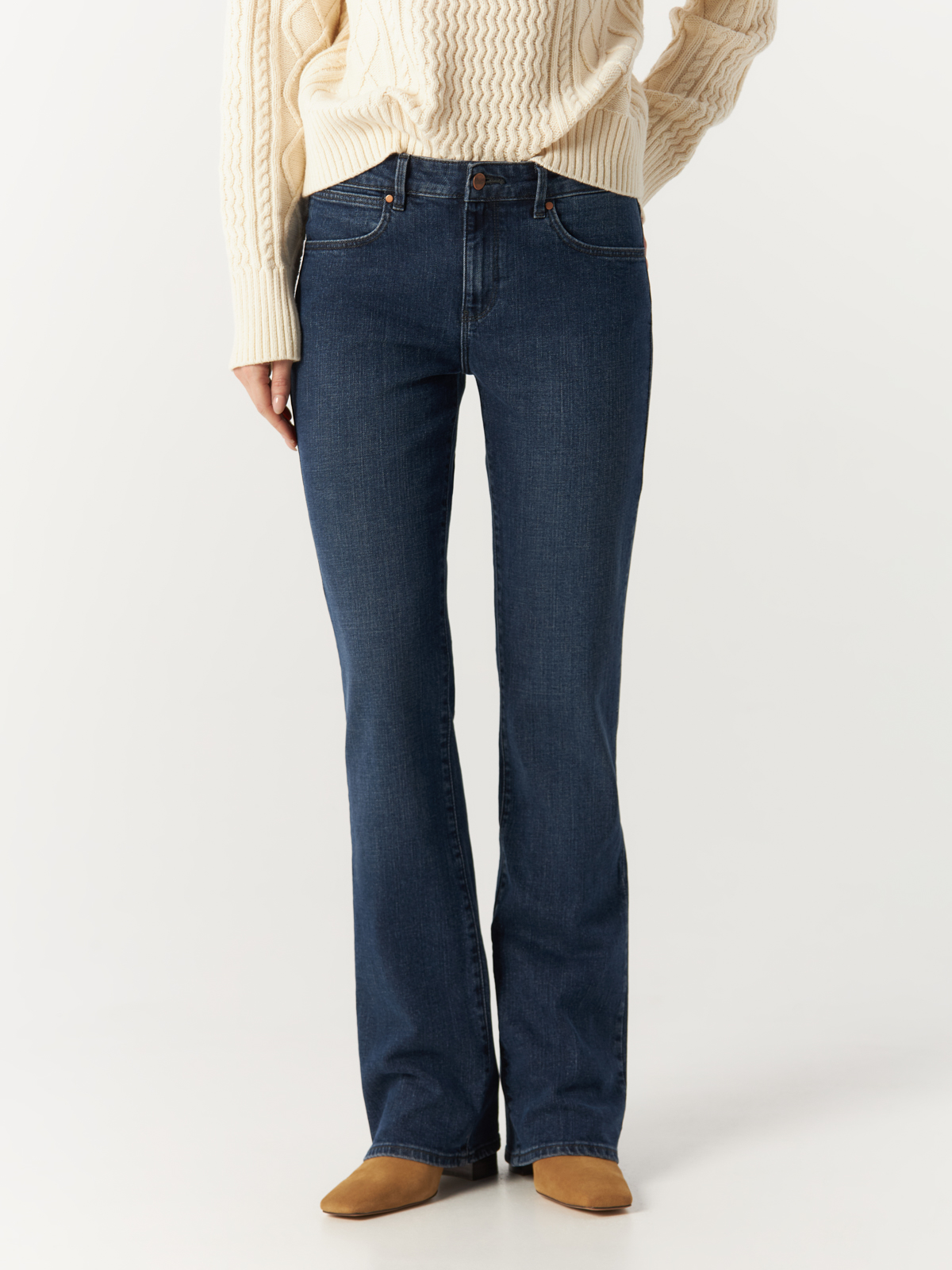 

Джинсы женские Wrangler 112128219 синие 30/32, Синий, 112128219