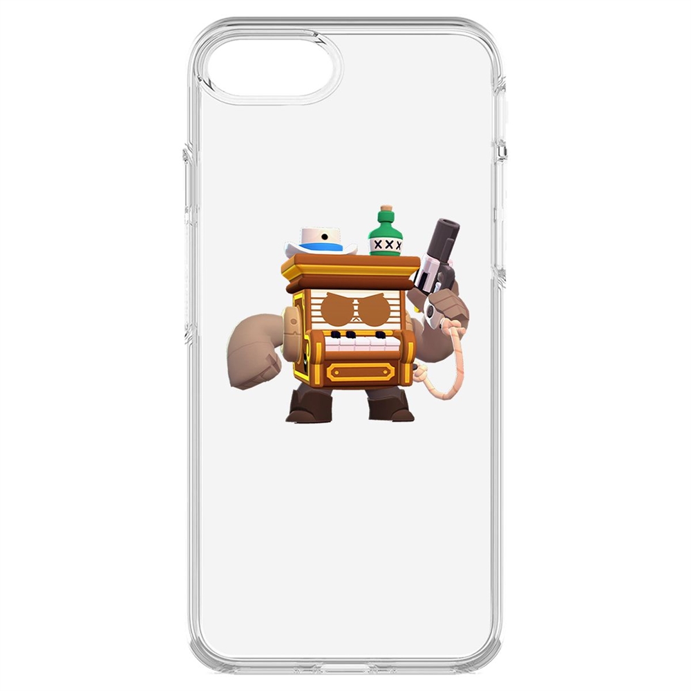 

Чехол-накладка Brawl Stars-8-БИТ из салуна для iPhone 7/8/SE