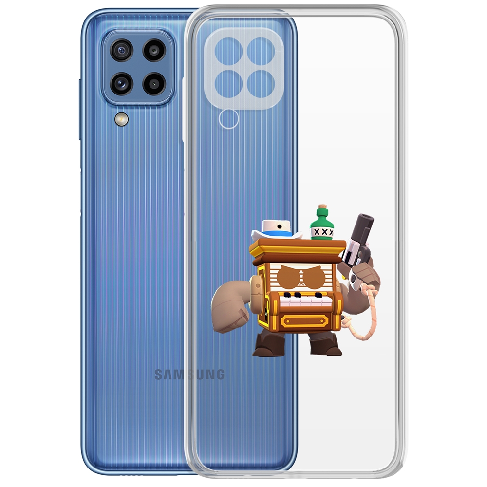 

Чехол-накладка Brawl Stars-8-бит из салуна для Samsung Galaxy M32 (M325)