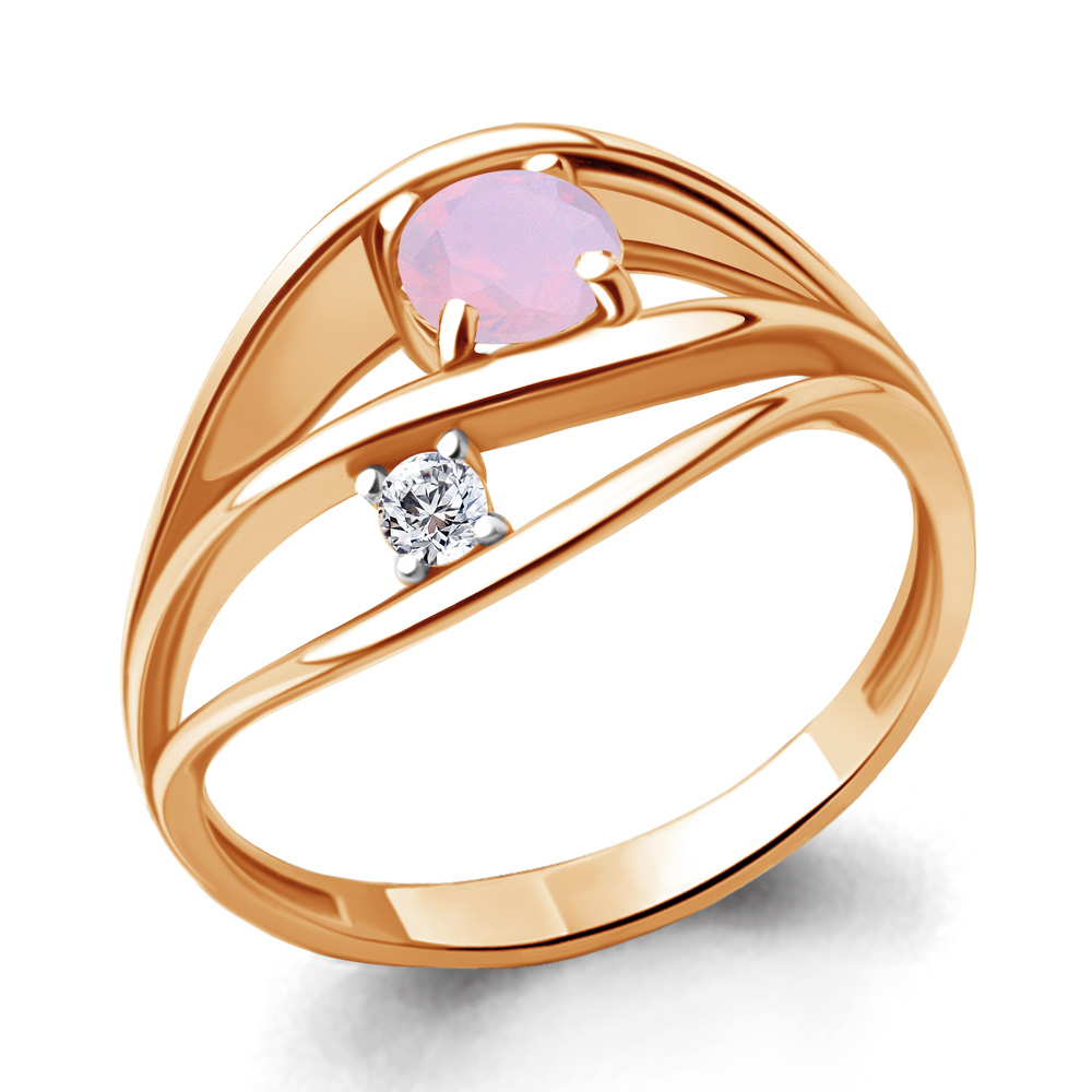 

Кольцо из серебра с фианитом Aquamarine Aquamarine 69445606А_925_з р, 69445606А_925_з