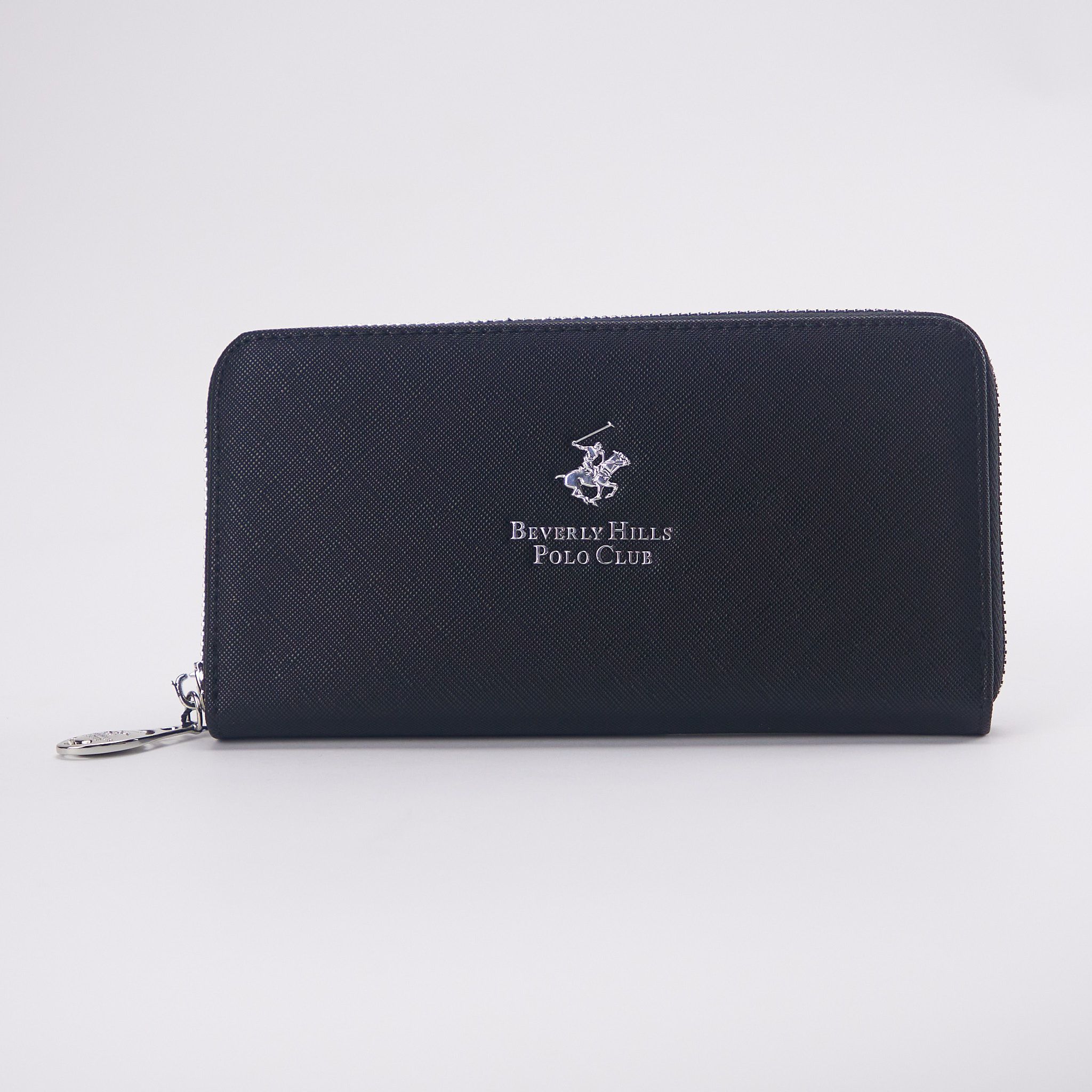 

Кошелек женский Beverly Hills Polo Club BH-3296 черный/серебристый/черный графит, BH-3296
