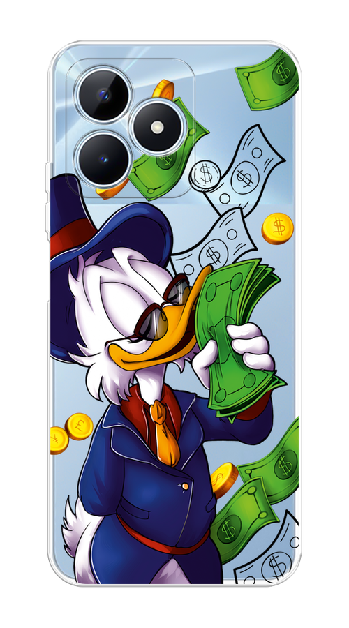 

Чехол на Realme C60 "Scrooge McDuck with Money", Синий;зеленый;белый, 2516550-1