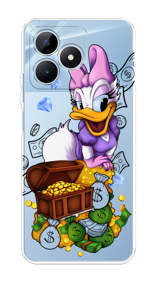 

Чехол на Realme C60 "Rich Daisy Duck", Коричневый;белый;фиолетовый, 2516550-1