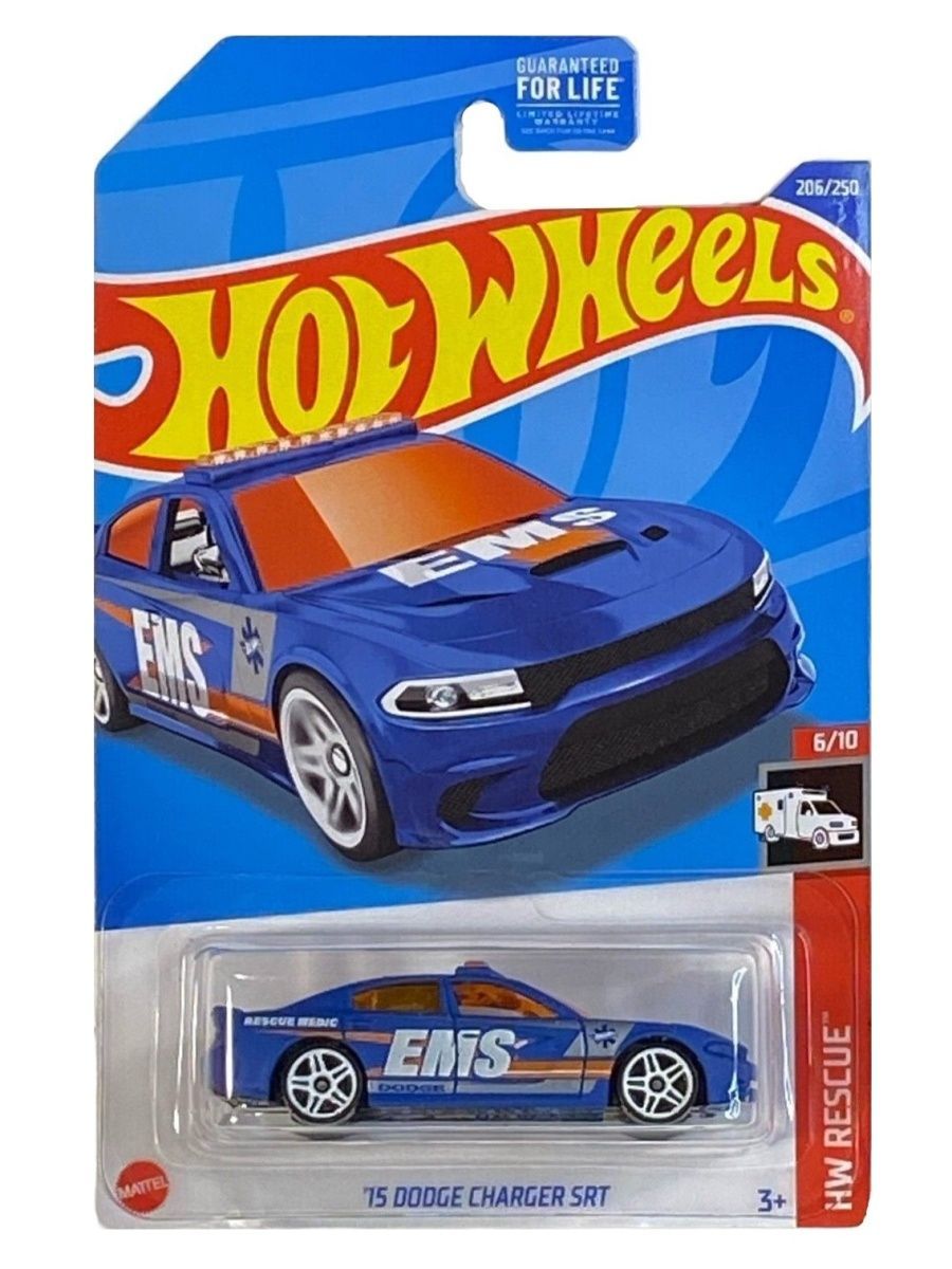

Машинка Hot Wheels коллекционная (оригинал) 15 DODGE CHARGER SRT синий, HCW24
