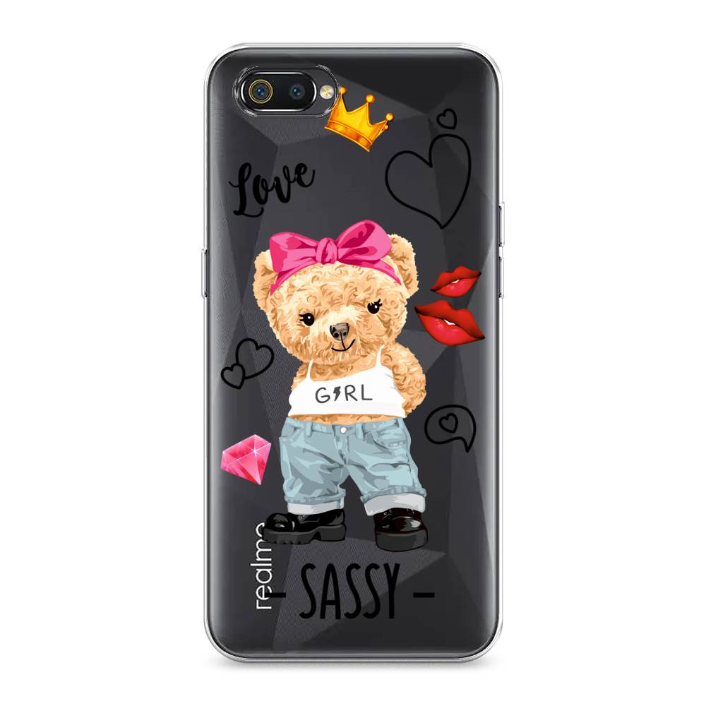 

Чехол на Realme C2 "Sugar Mommy", Голубой;белый;розовый, 251150-6