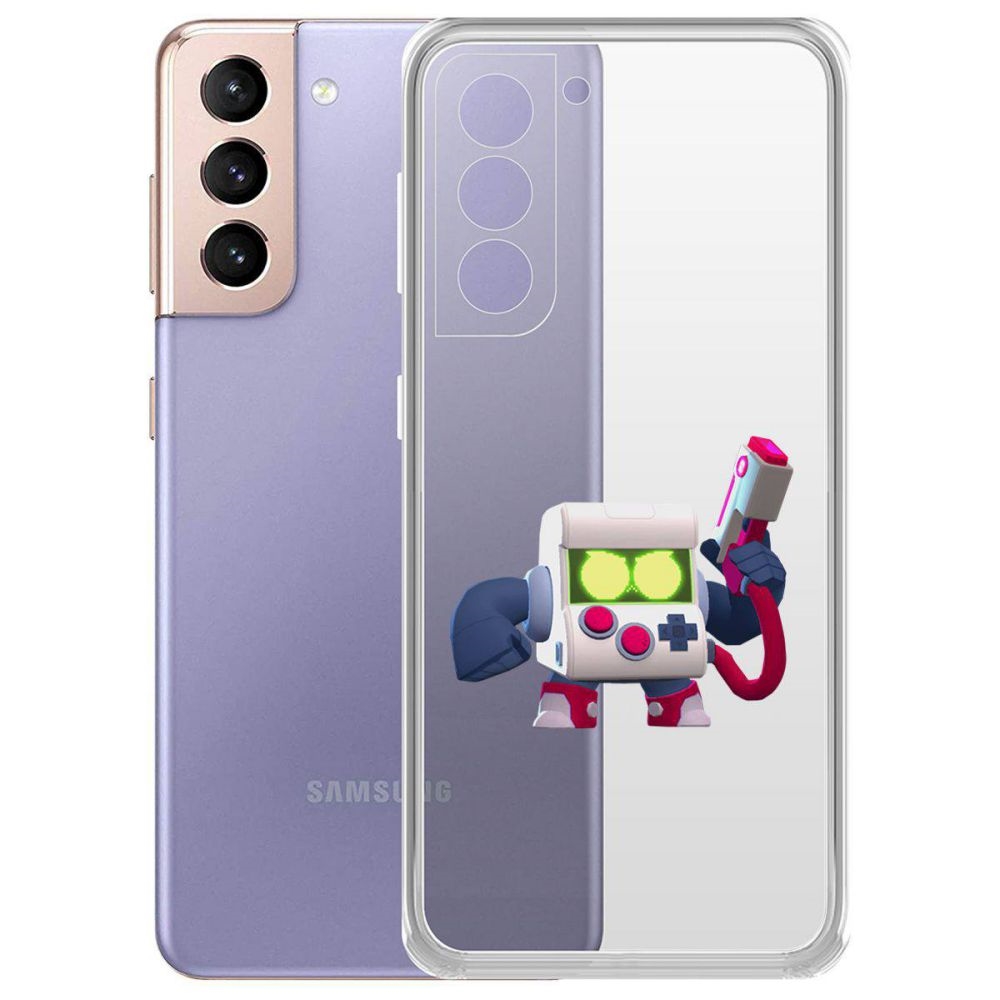 

Чехол-накладка Brawl Stars-8-бит классический для Samsung Galaxy S21+ (G996)