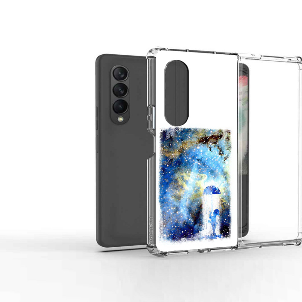 

Чехол MyPads Tocco для Samsung Galaxy Z Fold 3 мальчик в небе, Прозрачный, Tocco