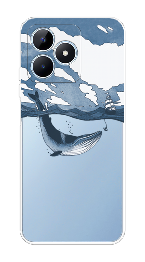 

Чехол на Realme C60 "Большой кит", Синий, 2516550-1