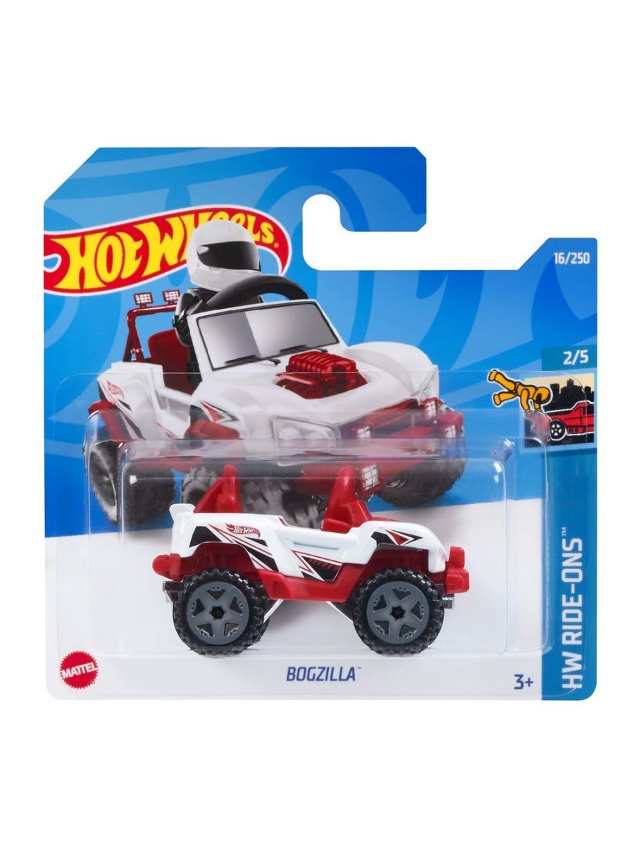 

Машинка Hot Wheels коллекционная (оригинал) BOGZILLA белый, HCW85