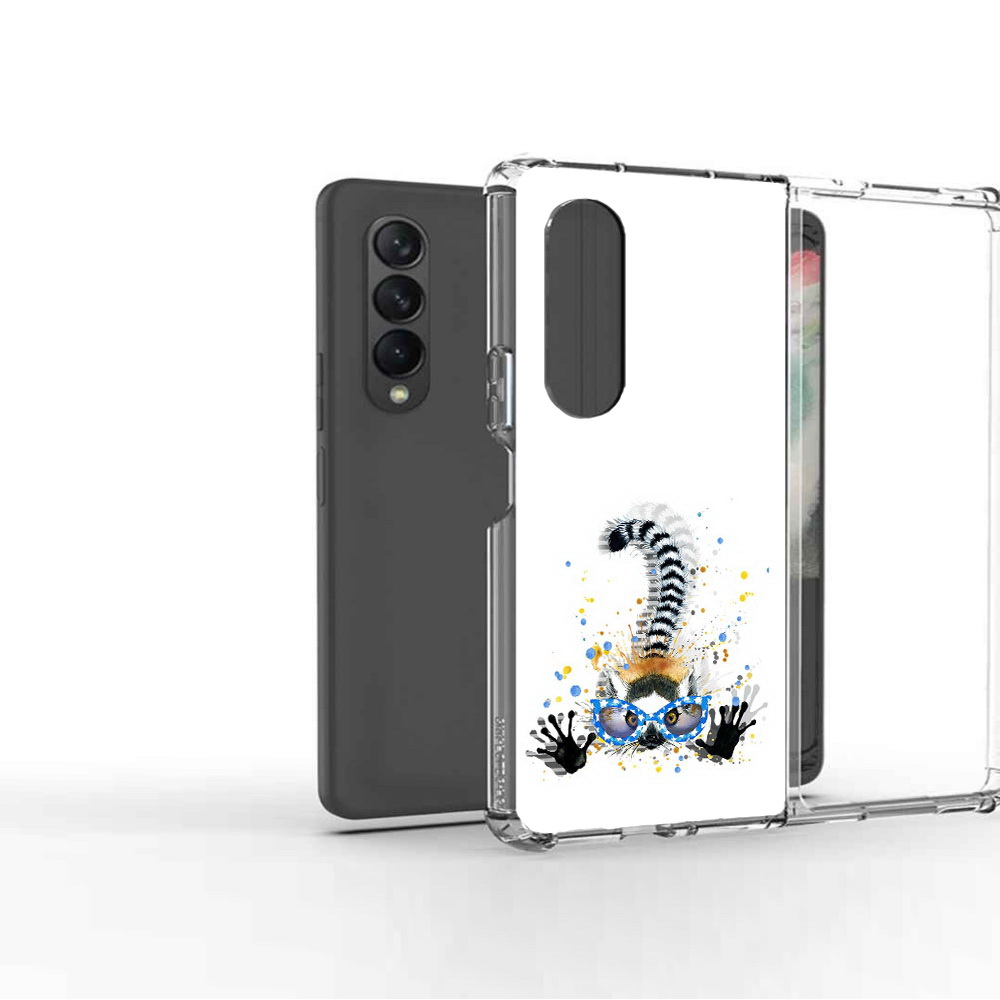 

Чехол MyPads Tocco для Samsung Galaxy Z Fold 3 лямур, Прозрачный, Tocco