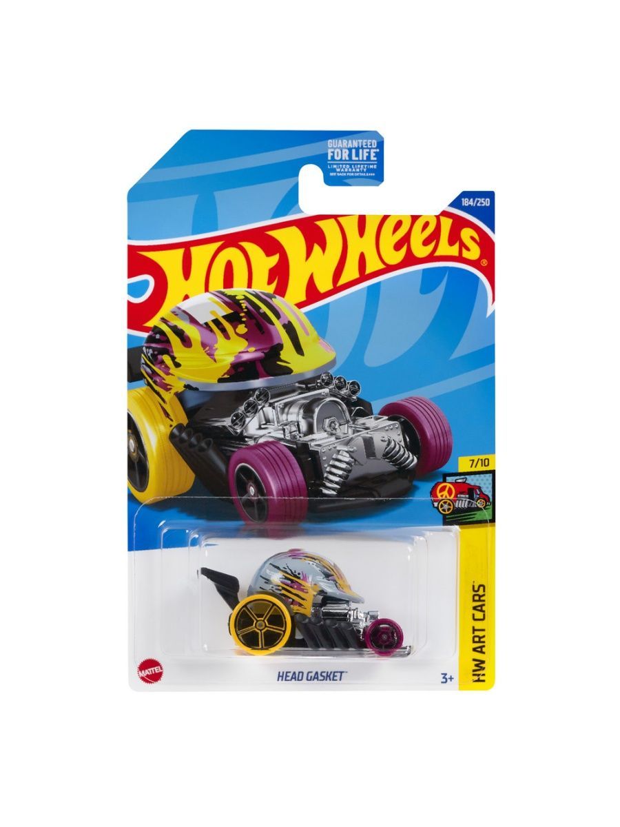 

Машинка Hot Wheels коллекционная (оригинал) HEAD GASKET серый/черный, HCT83