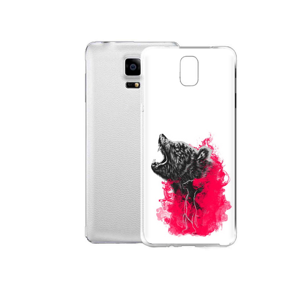 

Чехол MyPads Tocco для Samsung Galaxy Note Edge медведь в дымке (PT11952.563.463), Прозрачный, Tocco
