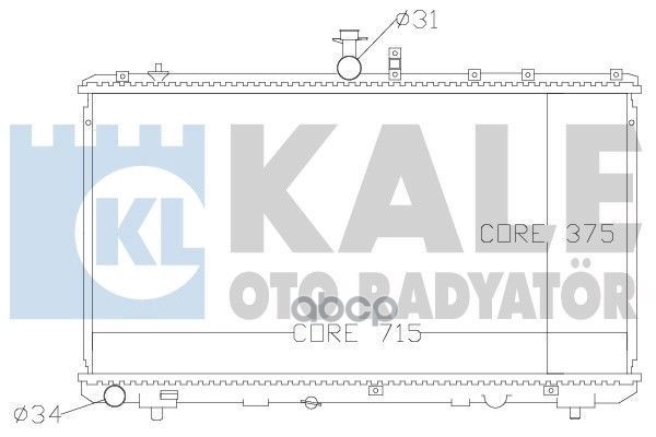 Радиатор KALE арт. 342125