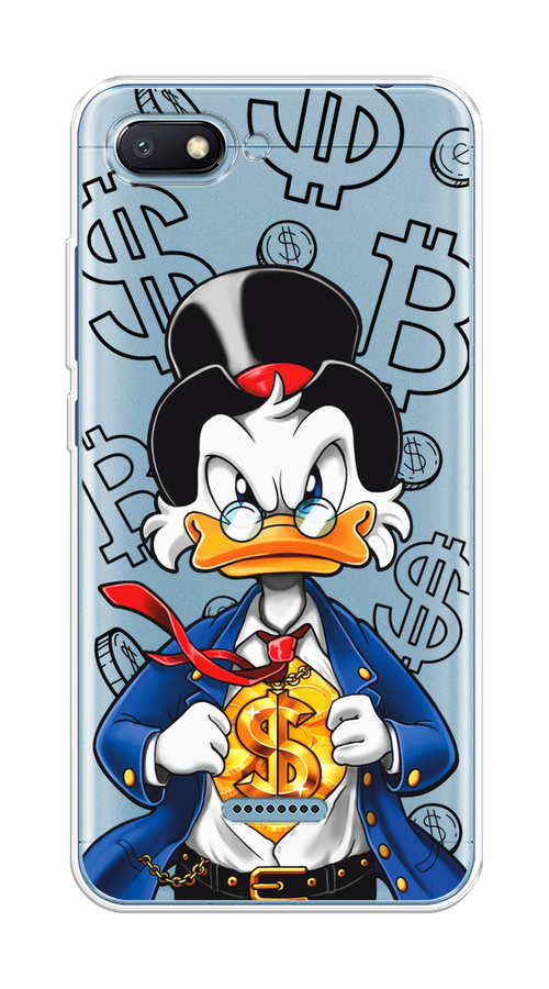 

Чехол на Xiaomi Redmi 6A "Scrooge Goldman", Черный;белый;синий, 34150-1