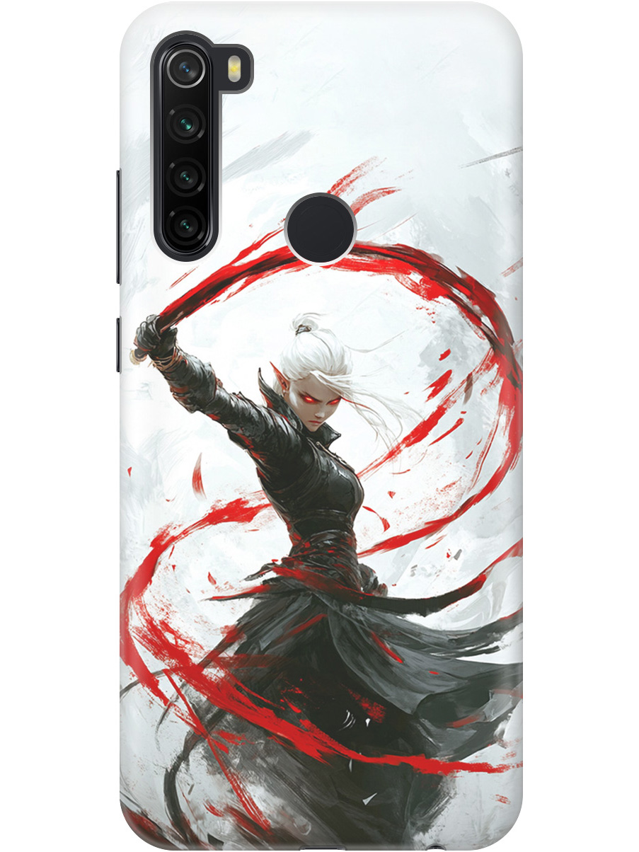 

Силиконовый чехол на Xiaomi Redmi Note 8T с принтом "Эльфийка", Прозрачный;белый;красный;черный, 722349085