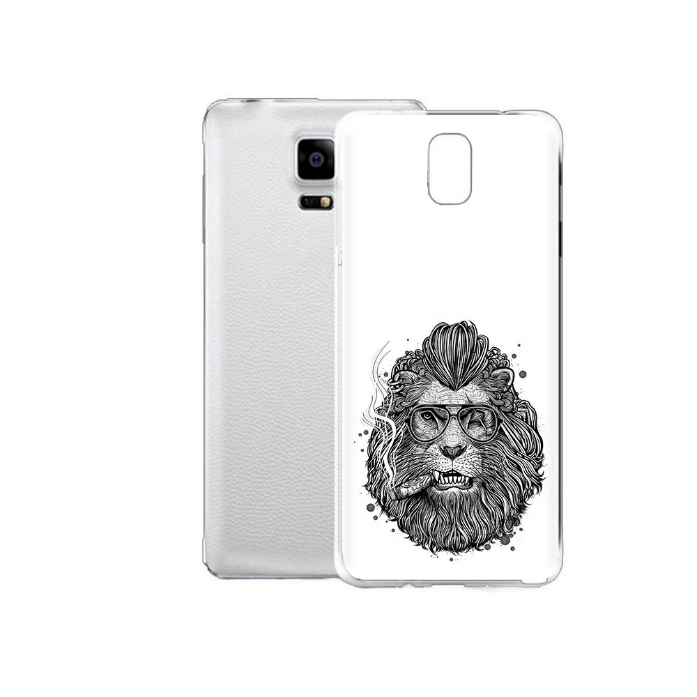 

Чехол MyPads Tocco для Samsung Galaxy Note Edge курящий лев (PT11952.563.432), Прозрачный, Tocco