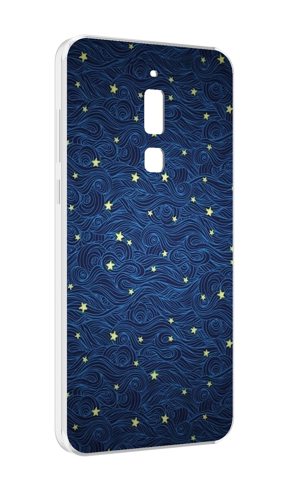 

Чехол MyPads волны с звездами акварель для Meizu M6T, Прозрачный, Tocco