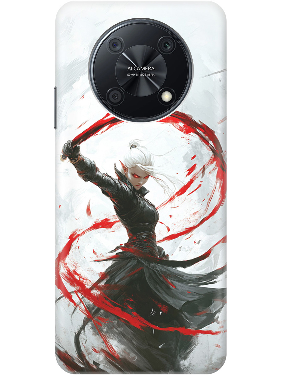 

Силиконовый чехол на Huawei nova Y90 с принтом "Эльфийка", Прозрачный;белый;красный;черный, 740188685