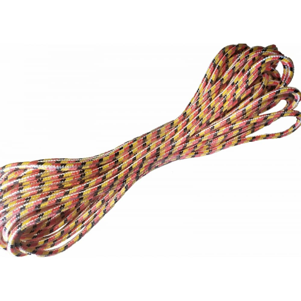 ЭБИС Верёвка плетёная п/п 8 мм (20 м) цветная 72993