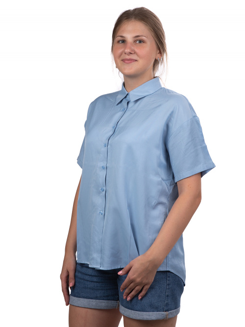 Рубашка женская Westfalika LY20-390 голубая 44 RU