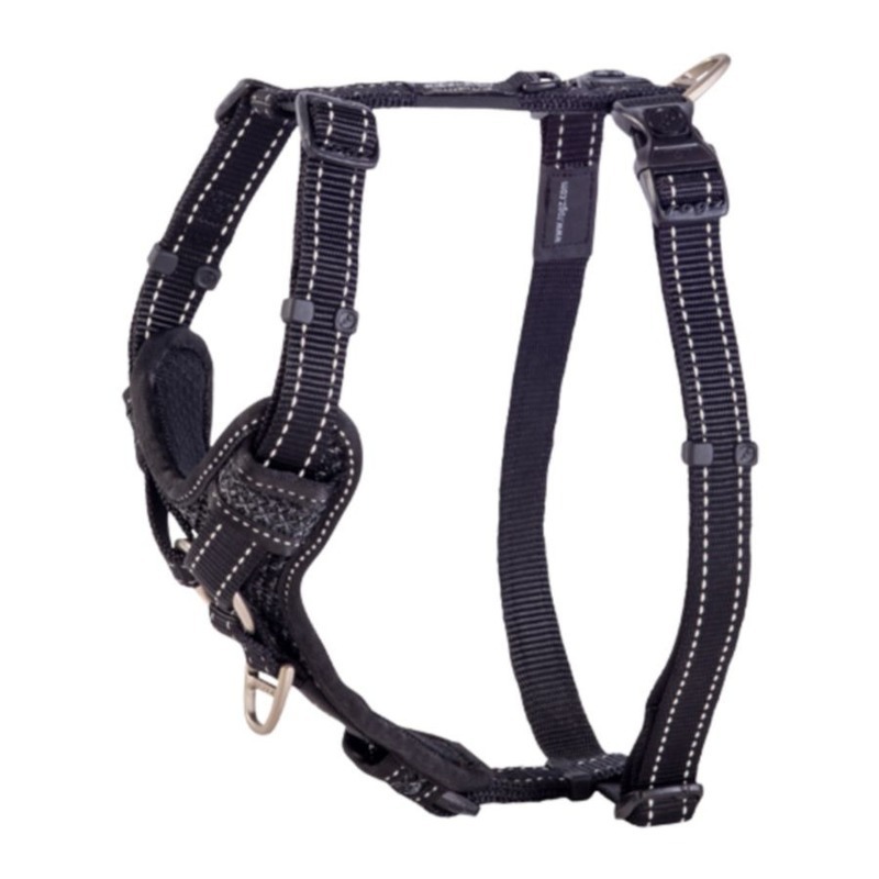

Шлейка для собак Rogz Control Harness SJC14A, текстиль, черный, Control Harness