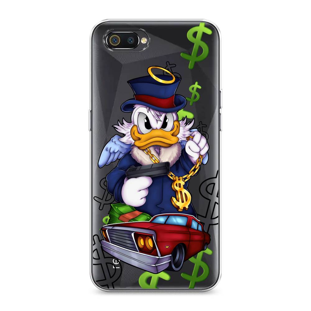 

Чехол на Realme C2 "Scrooge McDuck with a Gold Chain", Красный;синий;белый, 251150-6