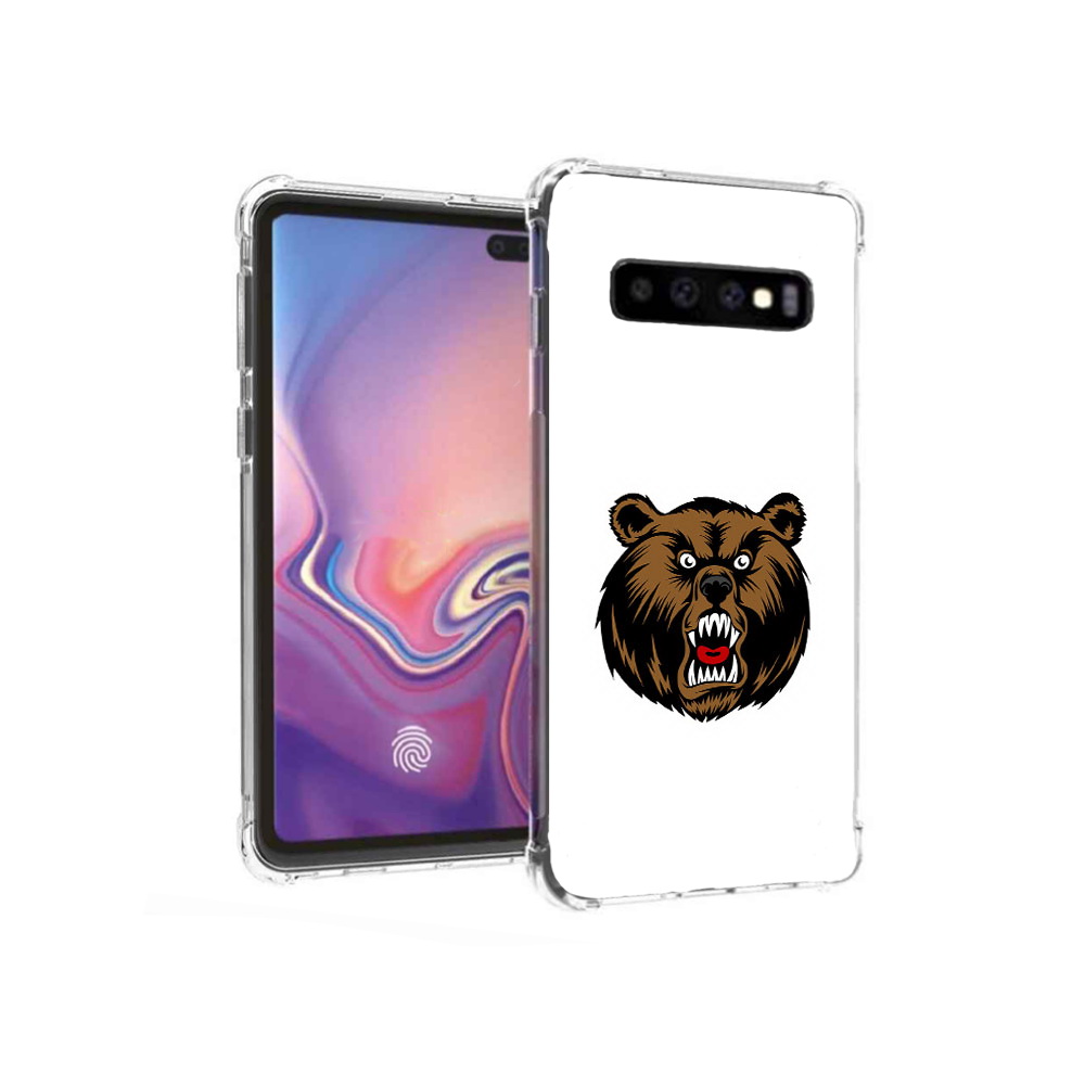 

Чехол MyPads Tocco для Samsung Galaxy S10+ бурый (PT125670.500.253), Прозрачный, Tocco