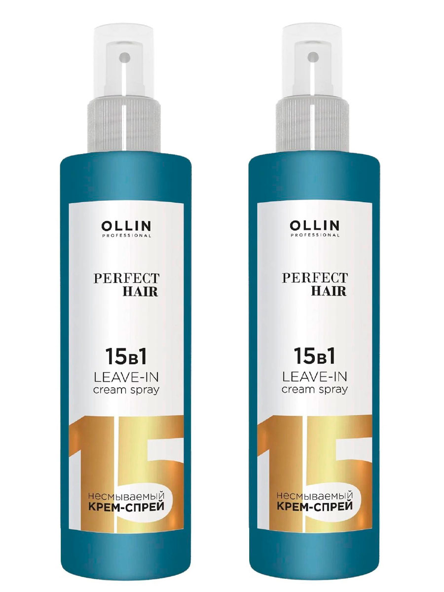 Набор по уходу за волосами OLLIN Perfect Hair Крем-спрей для волос 15 в 1 250мл*2шт ecoholy крем спрей 20 в 1 несмываемый с кератином для ухода за волосами