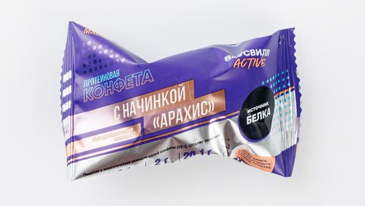 

Конфета протеиновая ВкусВилл с арахисом 30 г