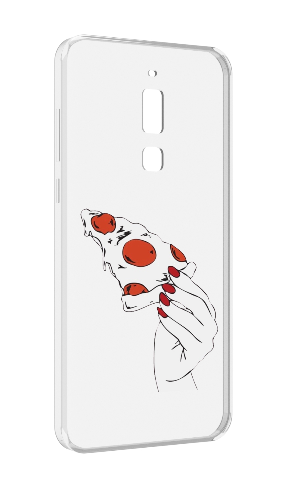 

Чехол MyPads белая-пицца для Meizu M6T, Прозрачный, Tocco
