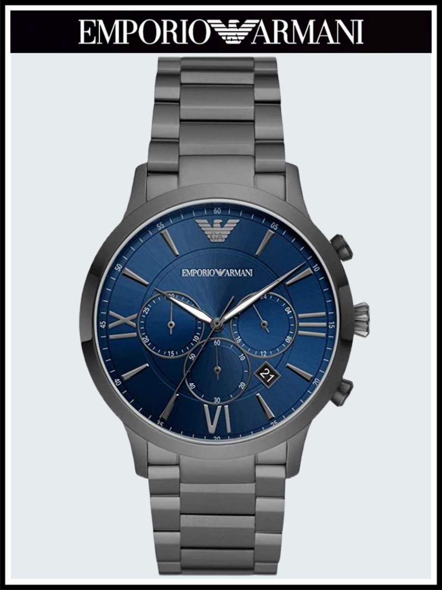 

Наручные часы мужские Emporio Armani A11348R серые, A11348R