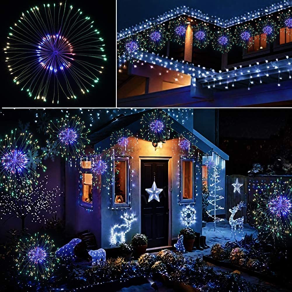 

Светильник-фейерверк EPECOLED разноцветный (на батарейках, 120LED), ecostars_120l_8m_bat_mc