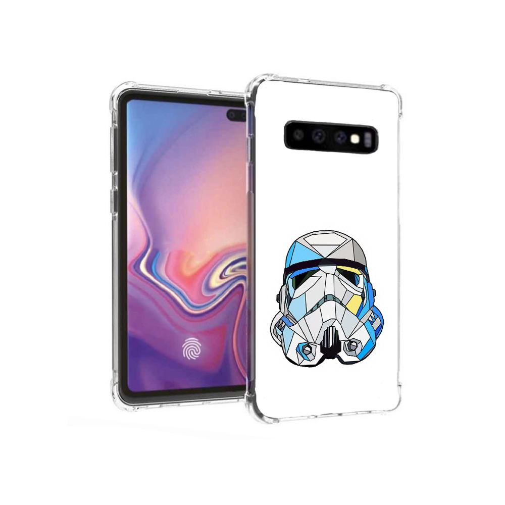 

Чехол MyPads Tocco для Samsung Galaxy S10+ star wars дарт вейдер (PT125670.500.22), Прозрачный, Tocco