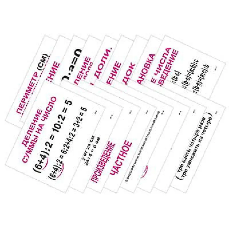 

Edustrong по математике 2 класс (комплект из 17 таблиц 30х41см)