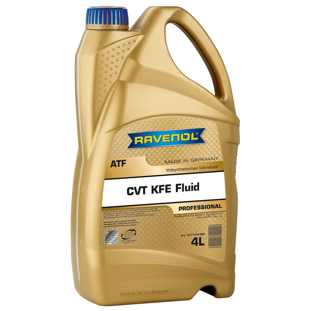 фото Трансмиссионное масло ravenol cvt kfe fluid ( 4л) new ravenol 4014835803725