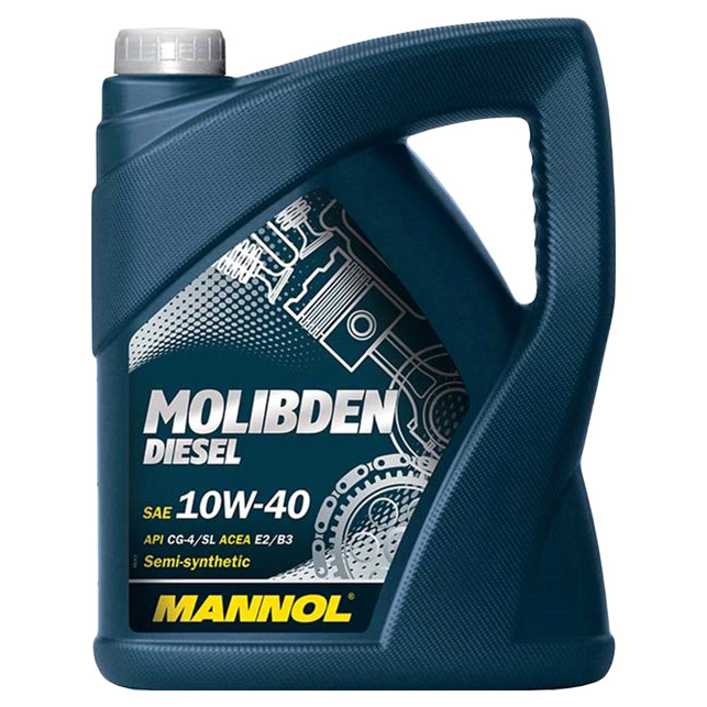 фото Mannol масло mannol molibden diesel 10w-40 5л