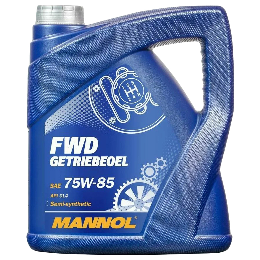 фото Масло mannol fwd getriebeoel 75w-85 gl-4 трансм. 4л mannol 4036021404363