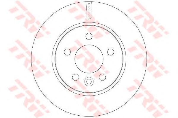 

Тормозной диск TRW/Lucas передний вентилируемый 302x28 мм 5 отверстий DF6482